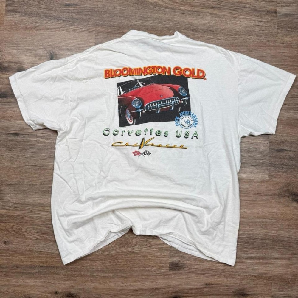 vintage 1995 super sick corvette car racing graphic tee
